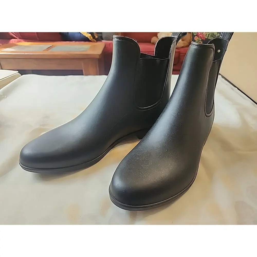 Sam Edelman Tinsley Chelsea Ankle Boot Black Waterproof sz 12 - Picture 3 of 11